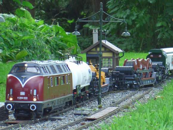 Entering the freight station