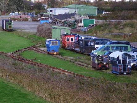 engine facilities of the marsh islands railway