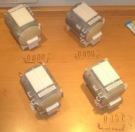 pre-assembled vessels