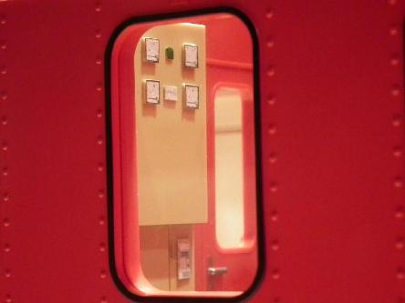 Gauges on the control cabinet