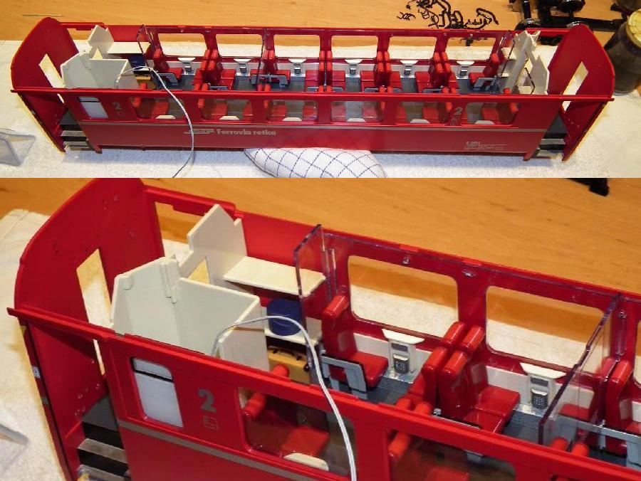 Work on the EW IV's interior