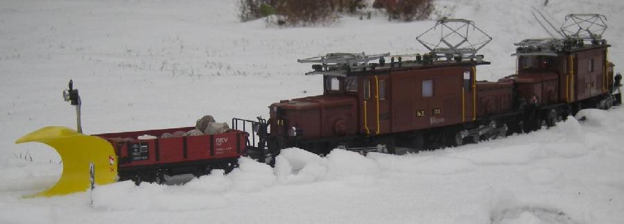 Finally there's a little snow !
