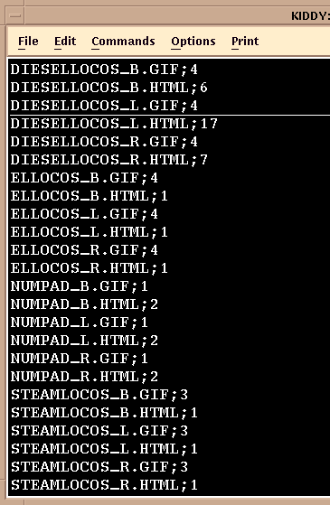 graphics and HTML files