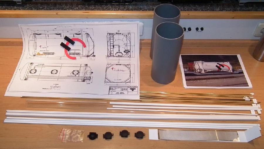 Materials for setting up the puzzle