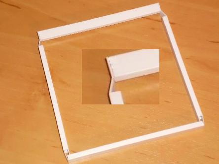 Front side's outer frame