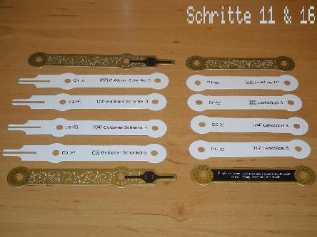 Teile des goldenen Schenkels und Lenkbuegels