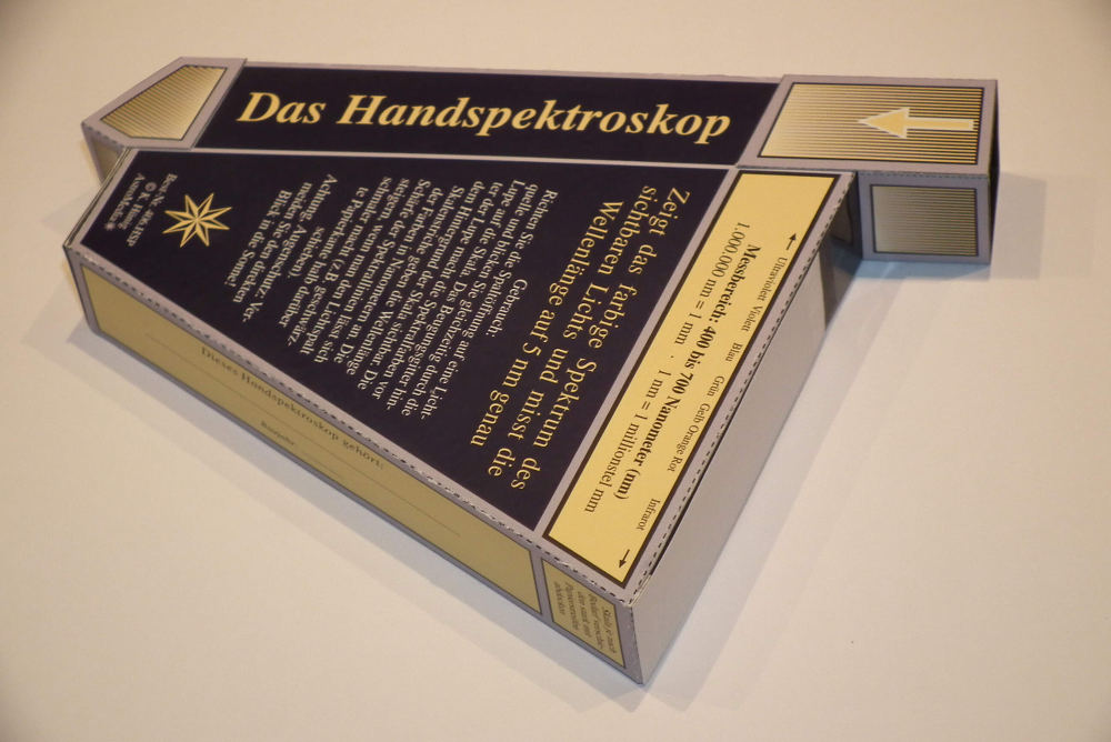 Nun kann spektroskopiert werden !