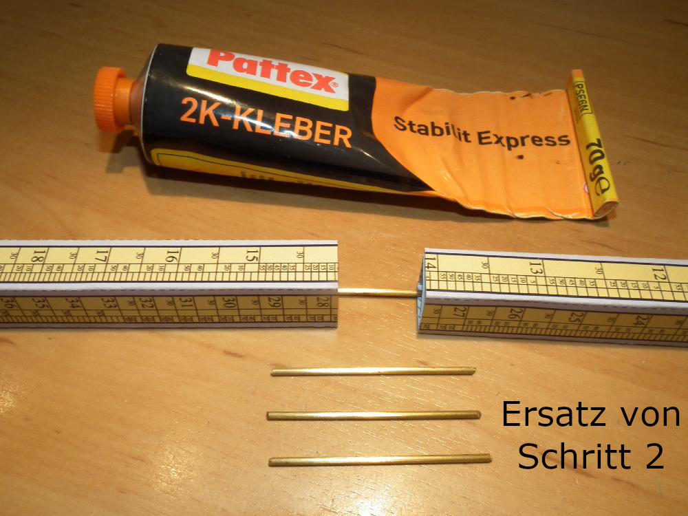 Ersatz von Schritt 2