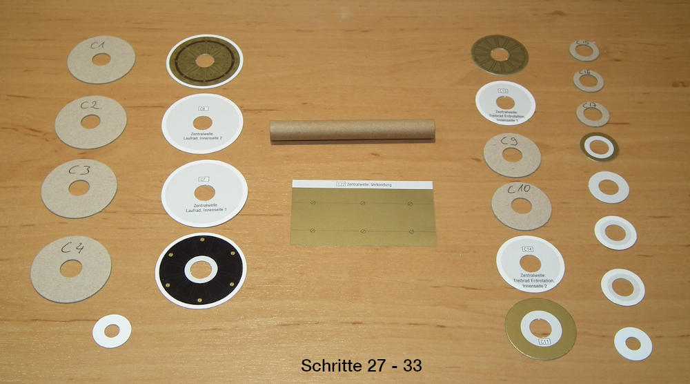25 Teile der Zentralwelle