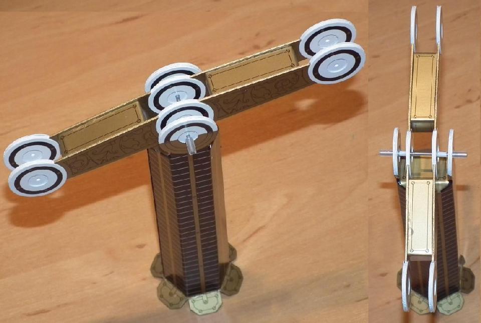 Fertig - zumindest der Balancier