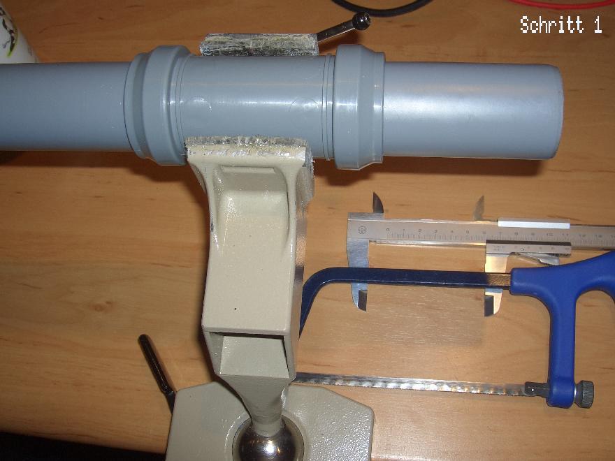Schritt 1, die Erste
