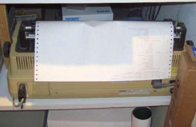 Matrix Nadeldrucker von 1982