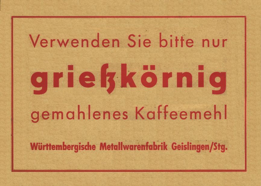 Anweisung an das Personal